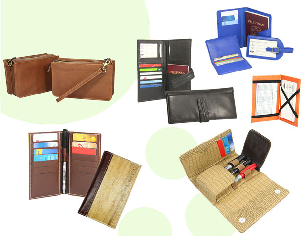 corporate giveaways: card and passport holders